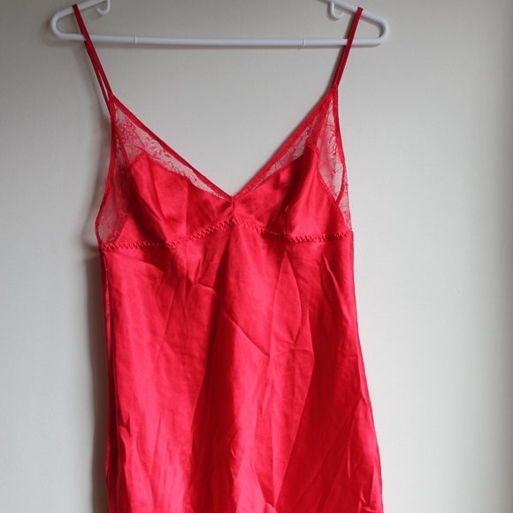VICTORIA'S SECRET Satin & Lace Slip Dress - Picture 1 of 3
